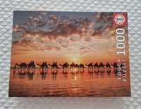 Puzzle 1000 peças Educa - Paisagem pôr do sol em Cable Beach Austrália