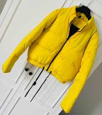 H&M puchowa żółta kurtka roz 38