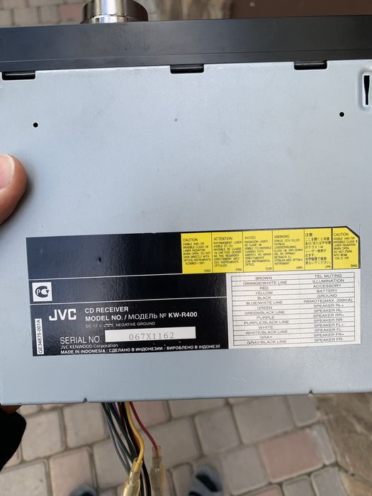 Автомагнітола JVC KW-R400
