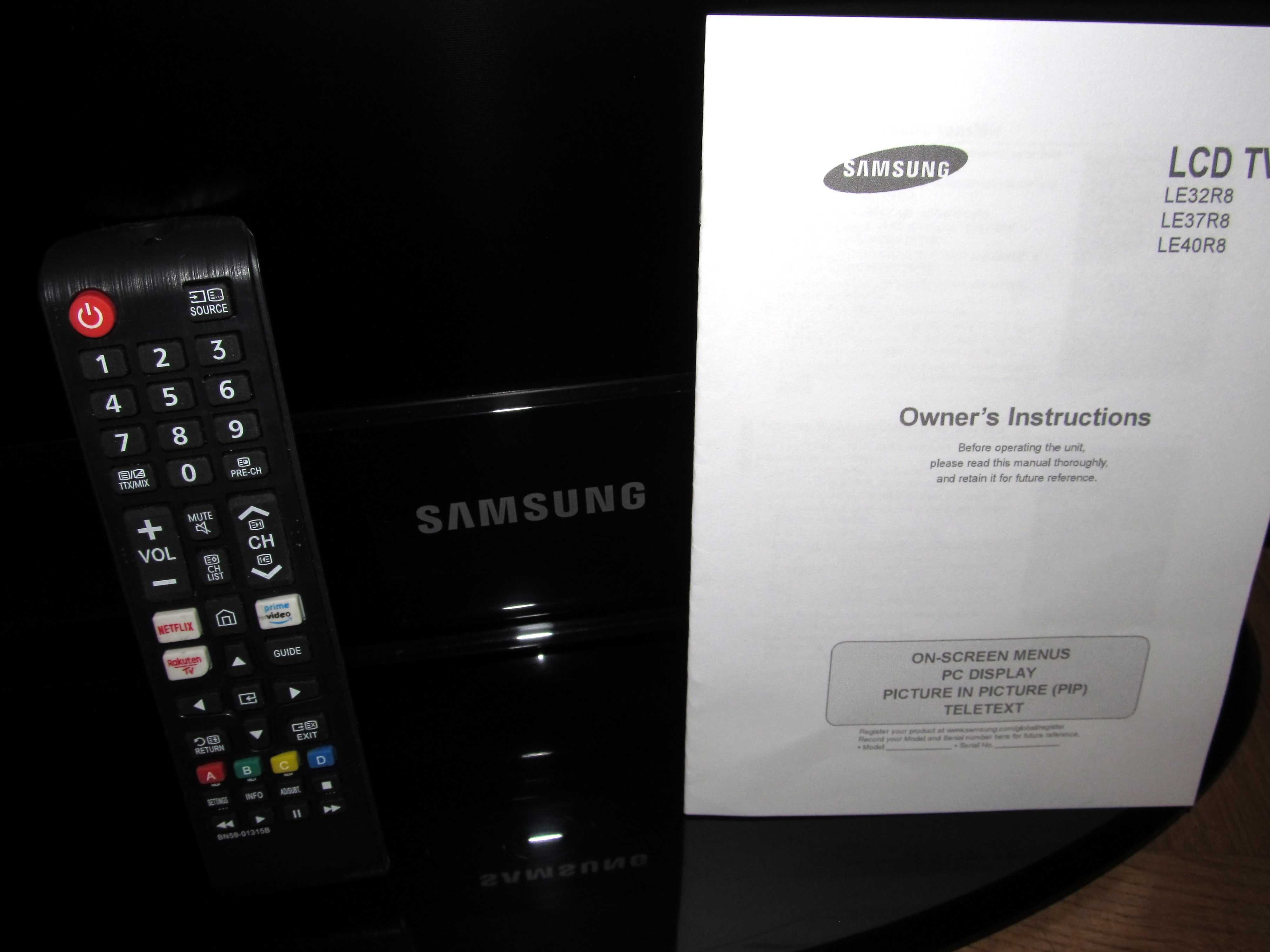 TV SAMSUNG 26 cali LCD 2xHDMI PC 2xSCART Component PIP pilot podstawa