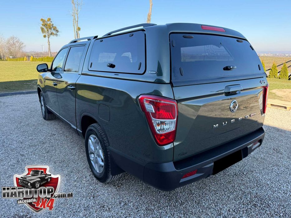 Zabudowa paki Ssangyong Grand Musso Szyby Podnoszone Hardtop na Pakę