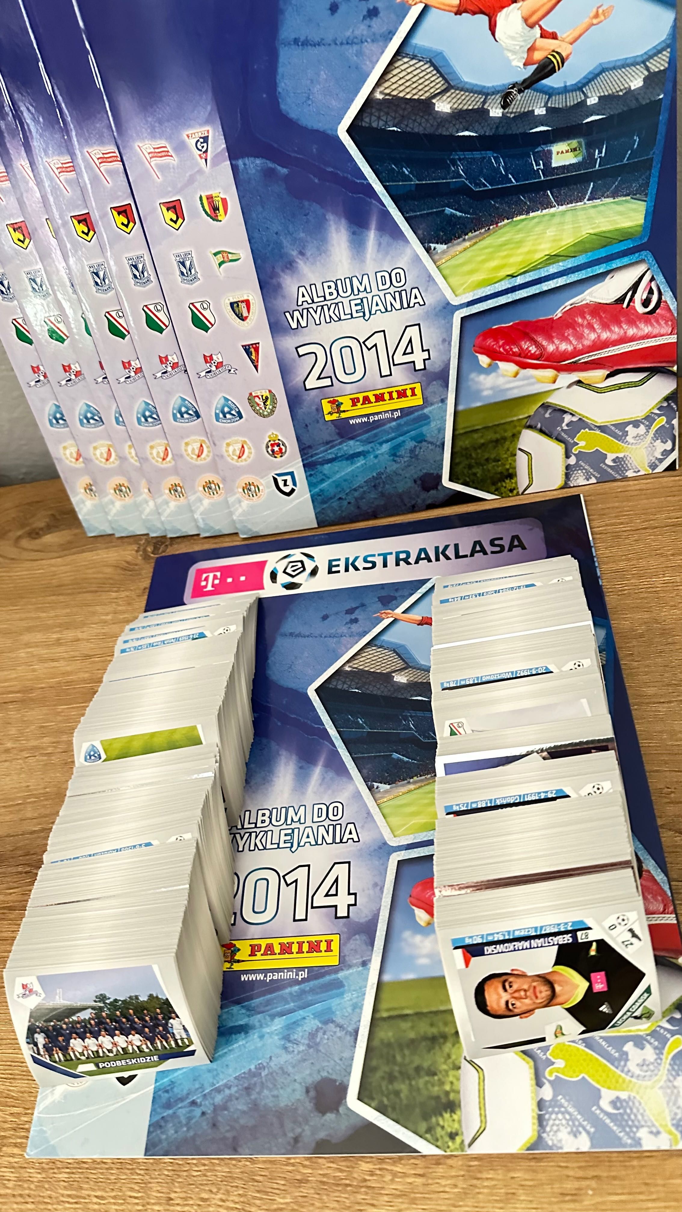 Ekstraklasa 2014 naklejki do wyklejania powtórki PANINI