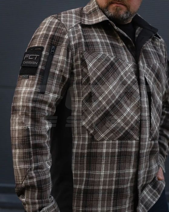 Картата сорочка чоловіча в клітинку