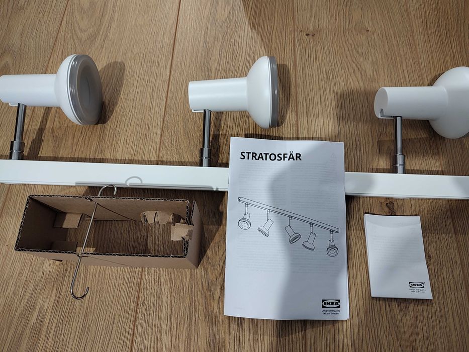 Lampa Ikea STRATOSFÄR nowa okazja 5 punktów GU10