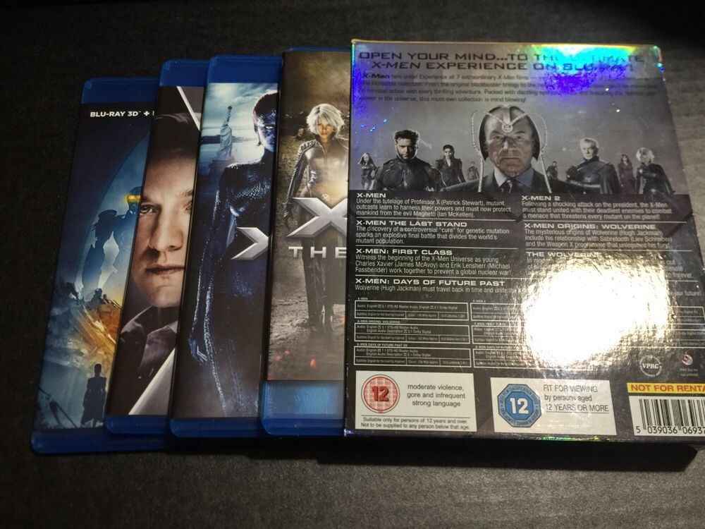 X-MEN the cerebro collection - 7 DVD BOX blueray