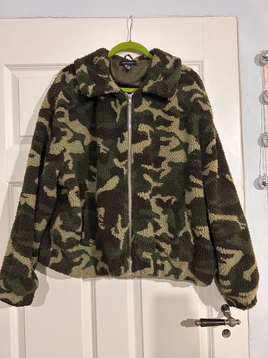 kurtka damska polar miś z misia ciepła puchata bomberka