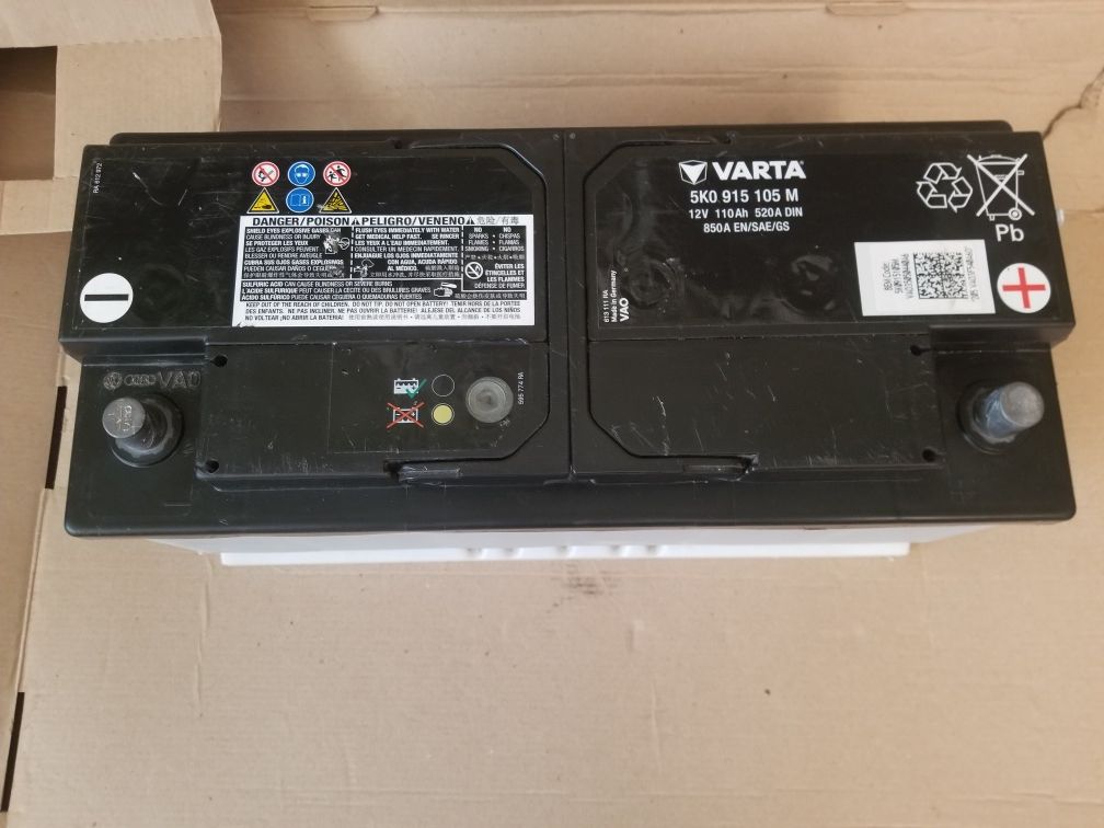 Продам акумулятор  VARTA 5K0915105M 12V110Ah850A EN