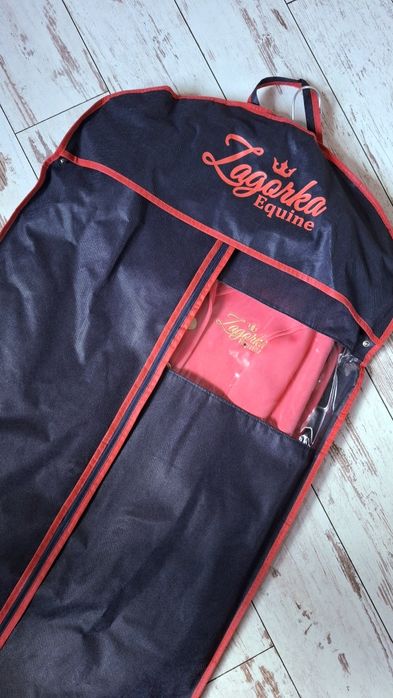 Frak jeździecki Zagorka Equine różowo-bordowy