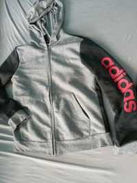 Bluza dresowa adidas 42 44 z kapturem rozsuwane