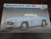 Mercedes 300 SL Cabrio Italeri 1:16 Model do Sklejania