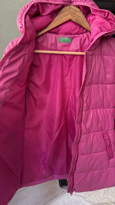 Зимова куртка, пальто Benetton, 10-11p на дівчинку