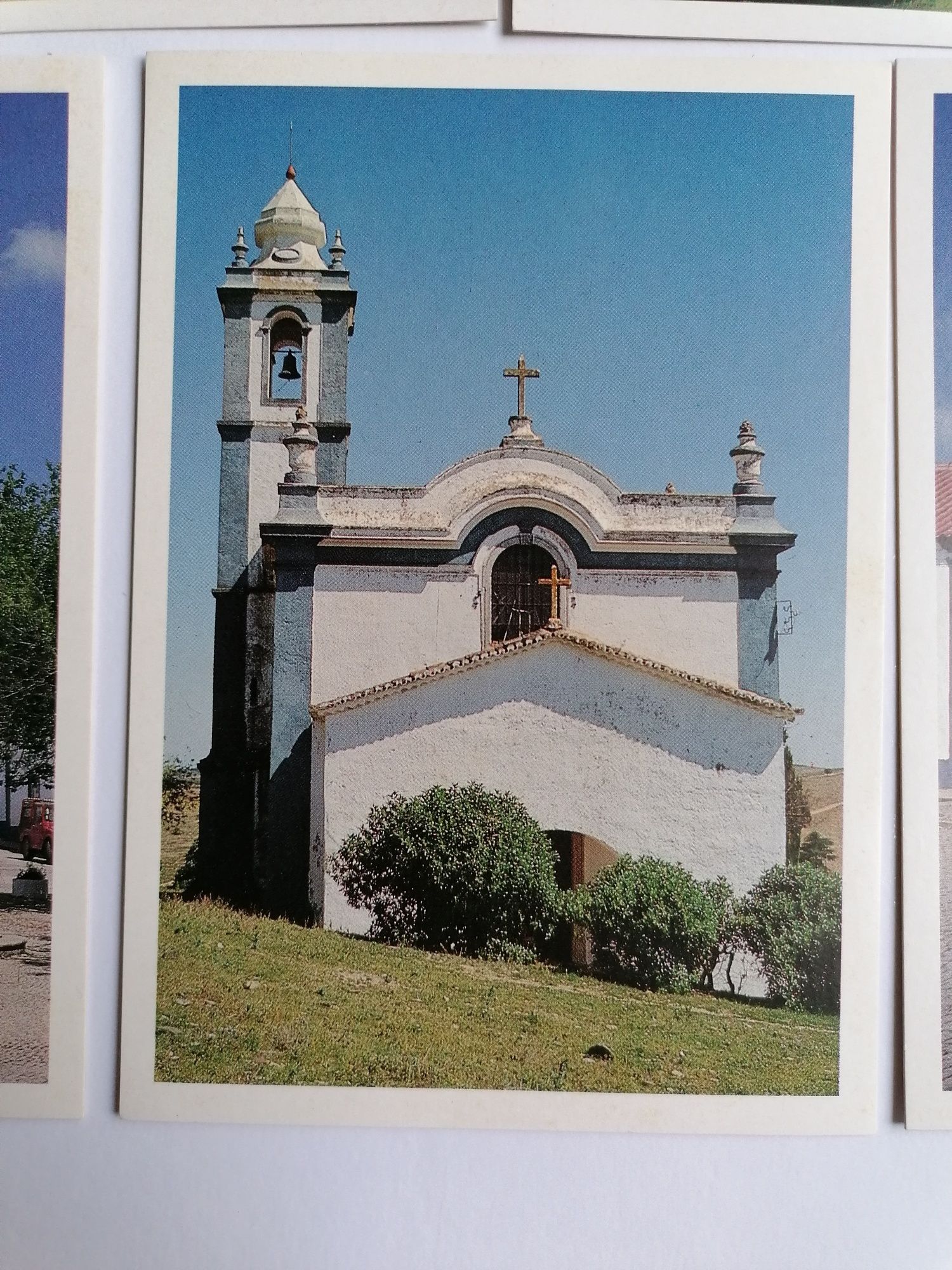 9 postais antigos (10,5x15 cm) e 1 panorâmico, da vila de Messejana