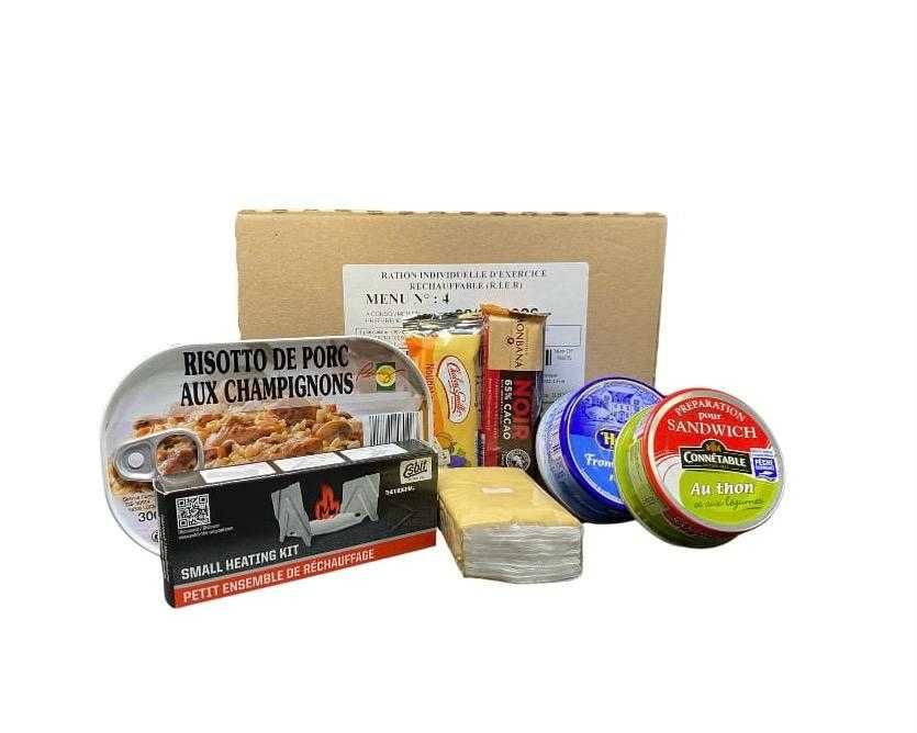 Francuska Wojskowa Racja Żywnościowa - RIER MRE 12h (menu 1-7)