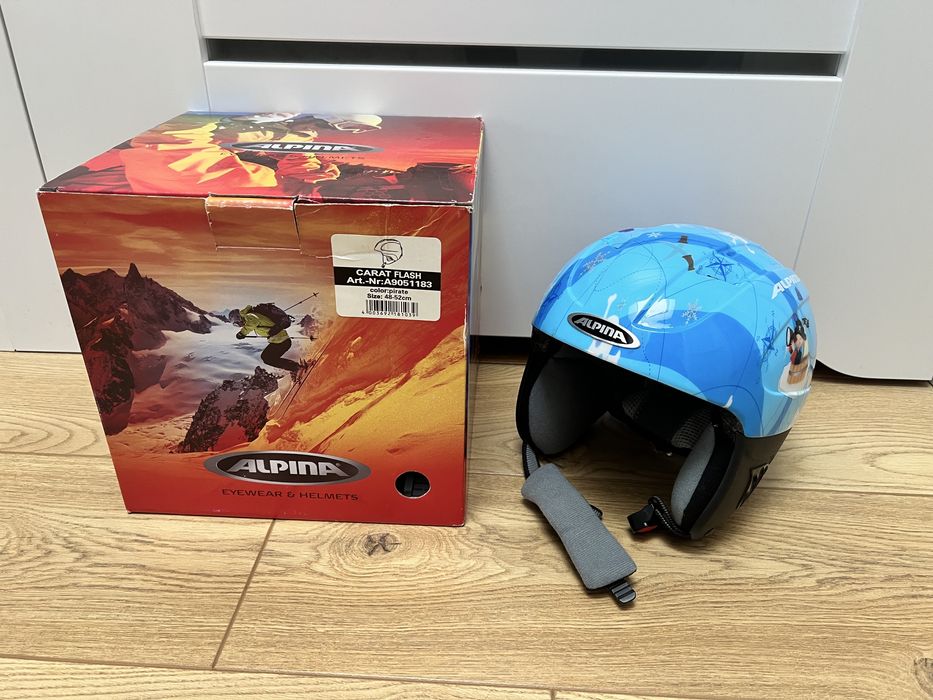 Kask narciarski dla dziecka Alpina Carat Flash nowy!!! Size 48-52