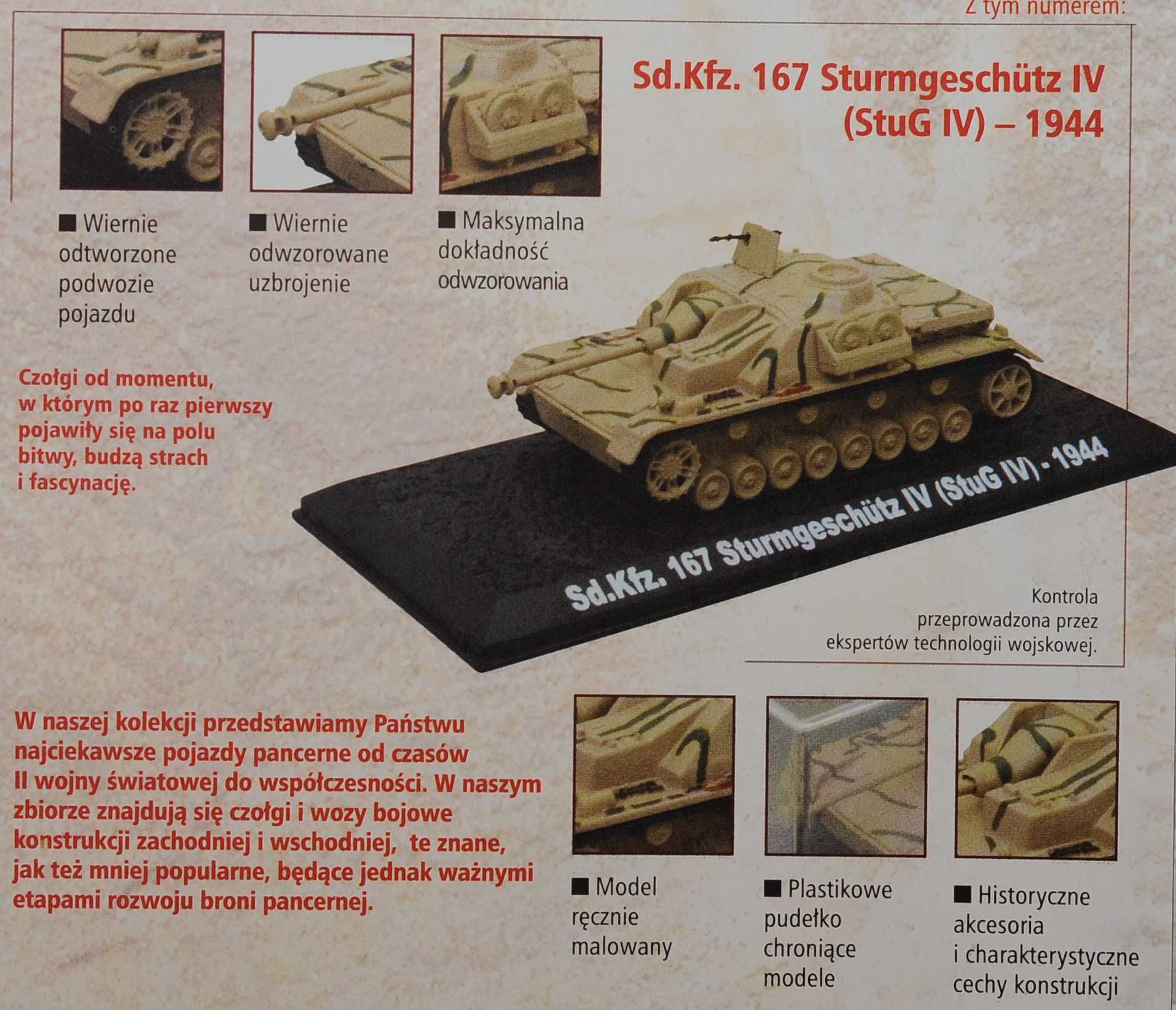 Kolekcja czołgi świata SdKfz 167 Sturmgeschutz IV 1:72 - gotowy