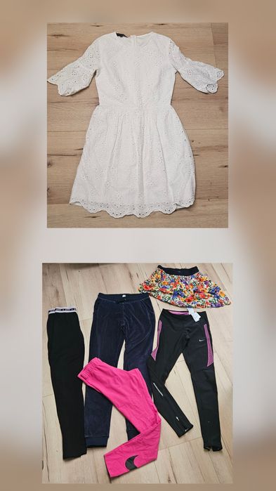 Duża paka ciuchów Zara Nike H&M 44 szt. 13-14, Dziewczyna Poznań