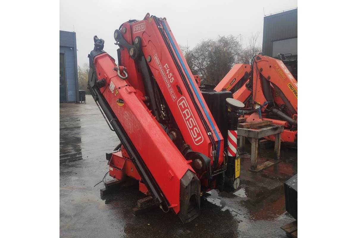 hds manipulator fassi f455 duży hiab palfinger pm terex