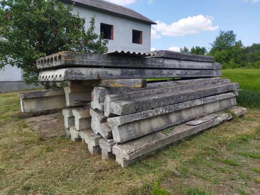 Плити перекриття та ін.