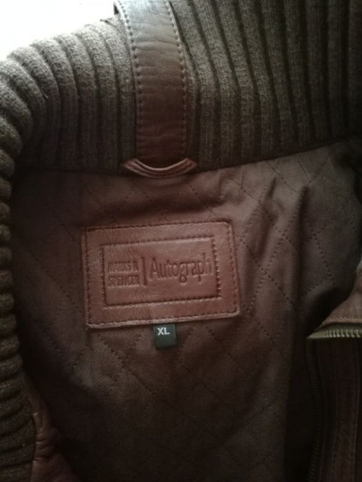 Marks & Spencer płaszcz skórzany 42 cena z przesyłką