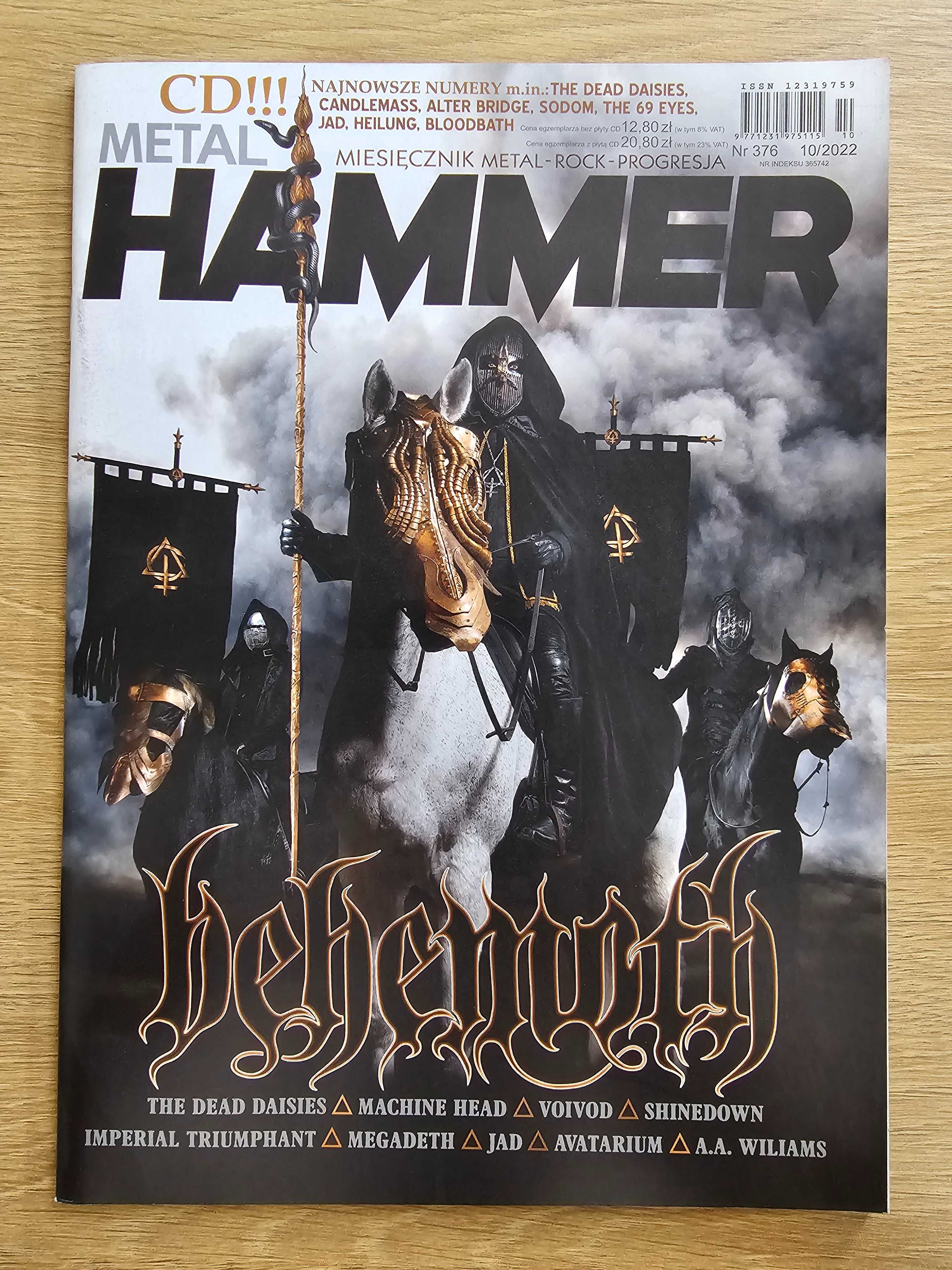 Metal Hammer 376 10/2022 - Behemoth, Soilwork, Machine Head, Shinedown