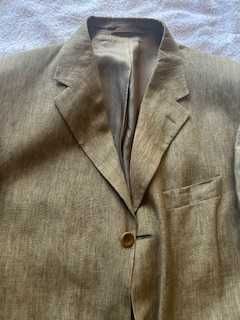 Blazer Dielmar - Bege em Linho - Tamanho 52