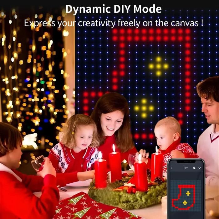 Гірлянда SFK-02 Світлодіодна гірлянда від USB Смарт гирлянда + пульт