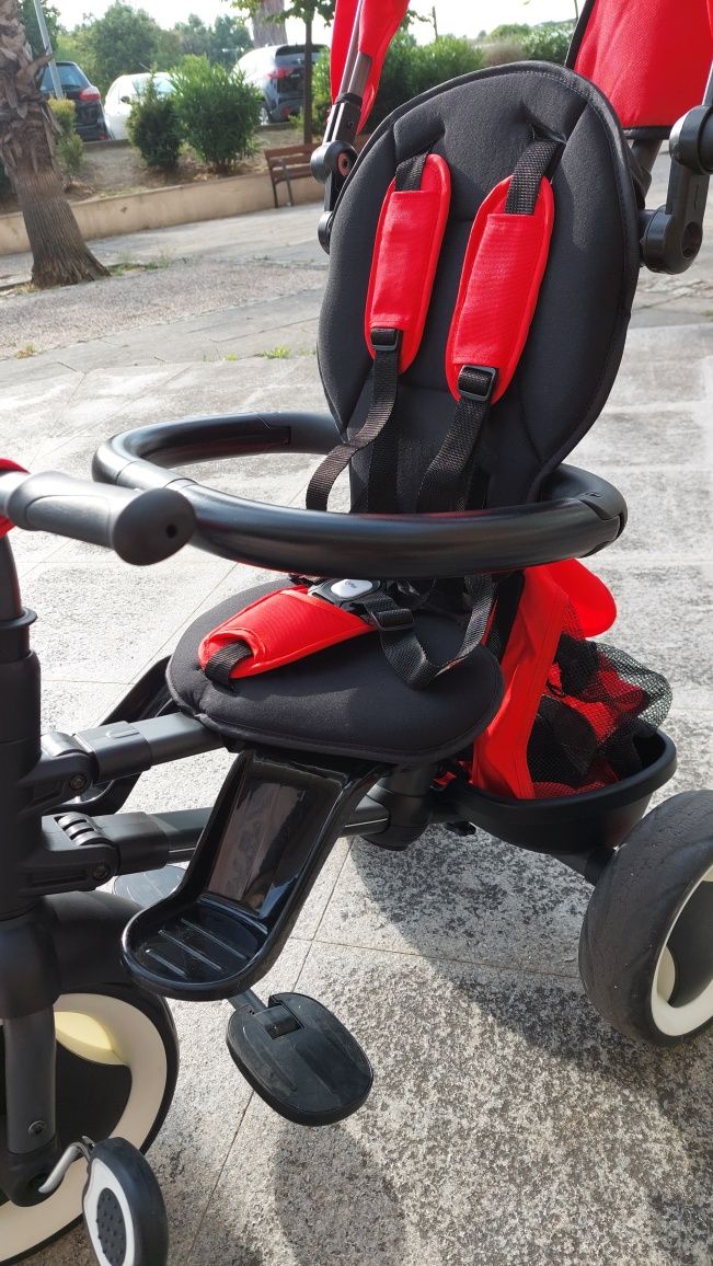 Triciclo QPLAY Dobrável Rito Red