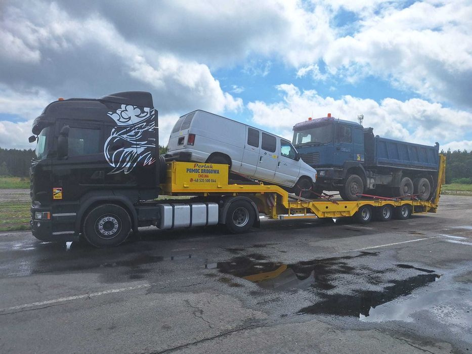 Holowanie 24h # Pomoc drogowa # Transport maszyn # S3 # Niskopodwozie