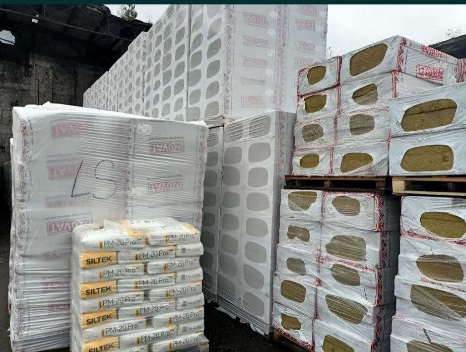 Вата Ізоват, Світондел, Izover, Базальтова Фасадна Утеплення