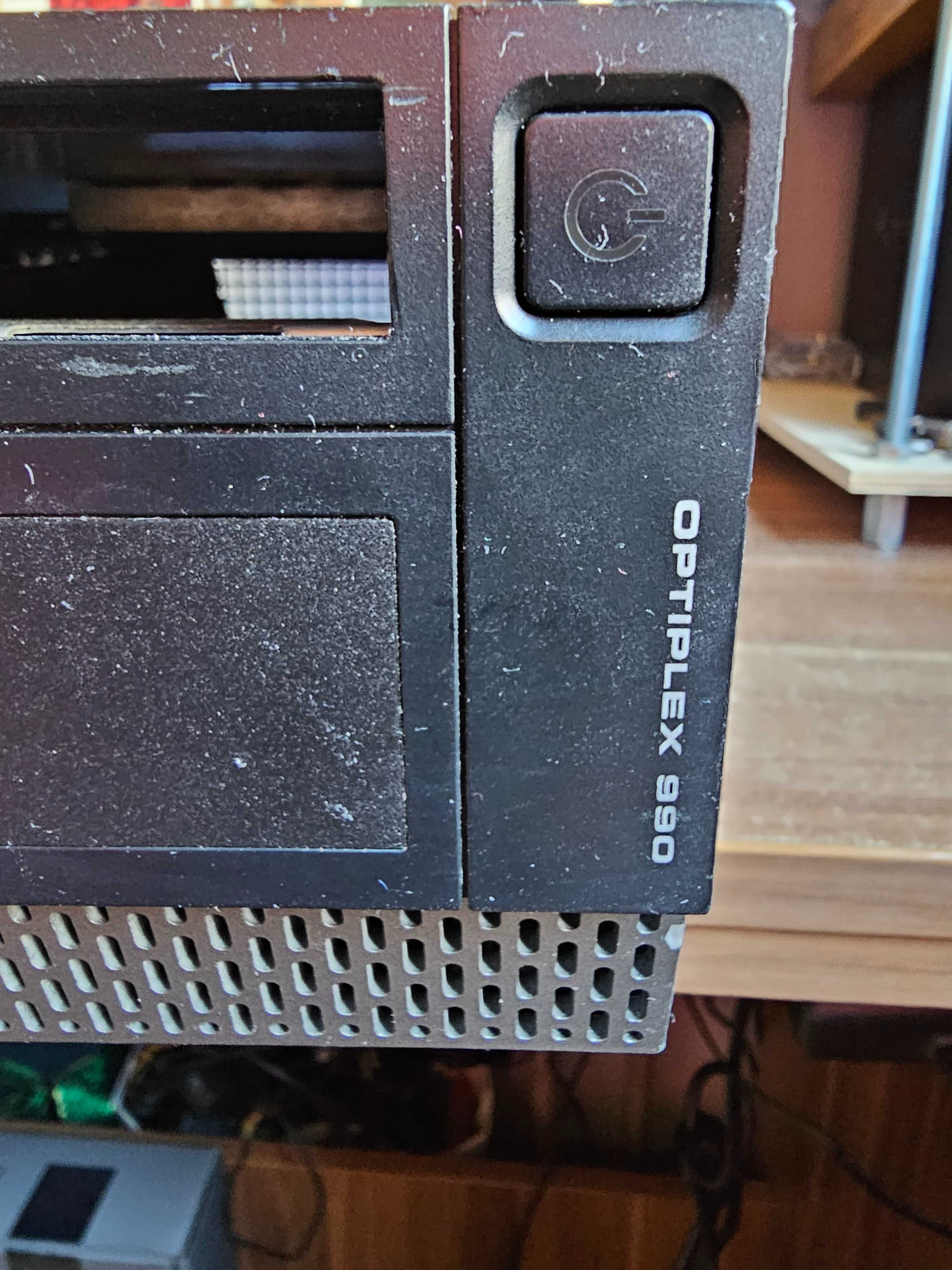 części komputera Dell 990  - obudowa, chłodzenie, DVD ...