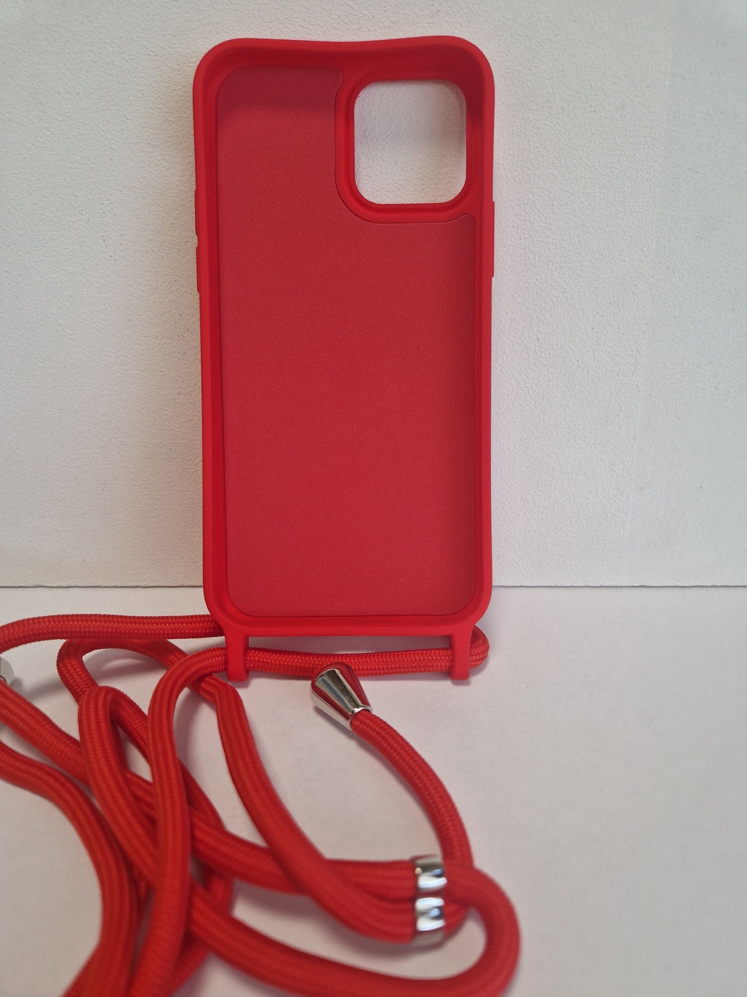 Strap Silicone Case do Iphone 12/12 Pro wzór 1 czerwony
