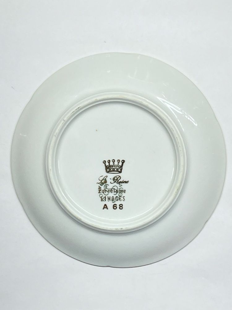 Тарелка  Limoges 22 K gold