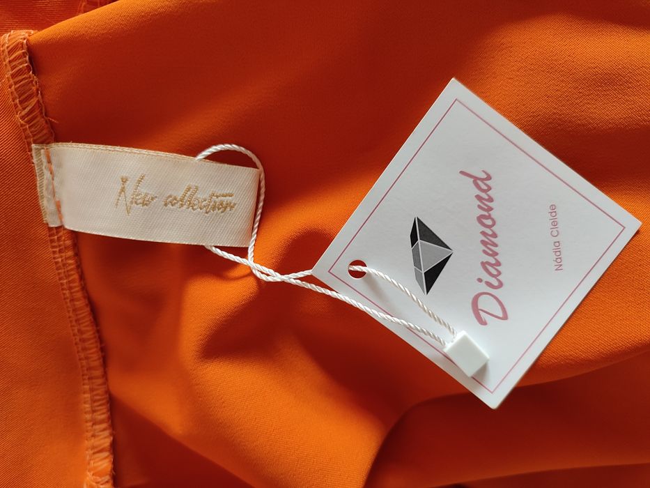 Macacão laranja Mulher