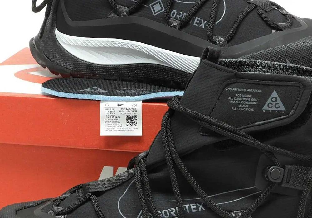 Чоловічі кросівки NIKE ACG Air Terra Antarktik Black Gor-Tex