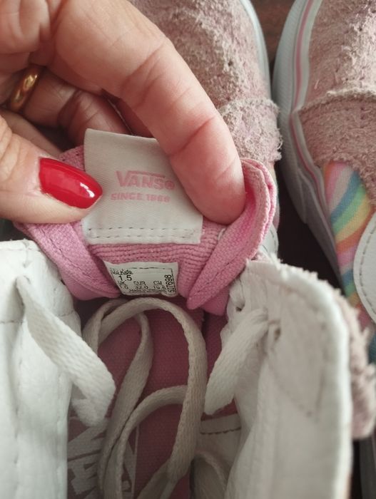 Vans Rosa em Camurça