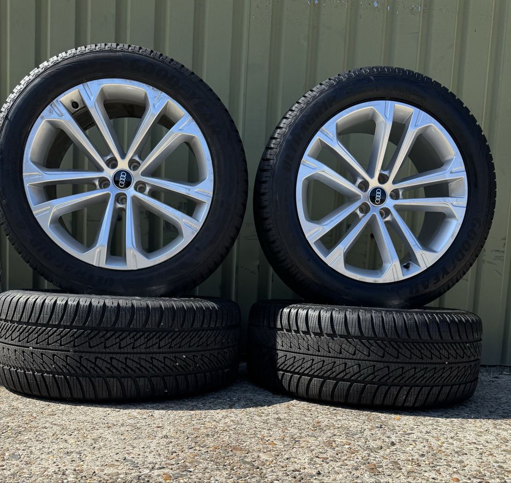 Диски Audi Q7 R20 оригінал з зимовими шинами Goodyear 8MM 2024