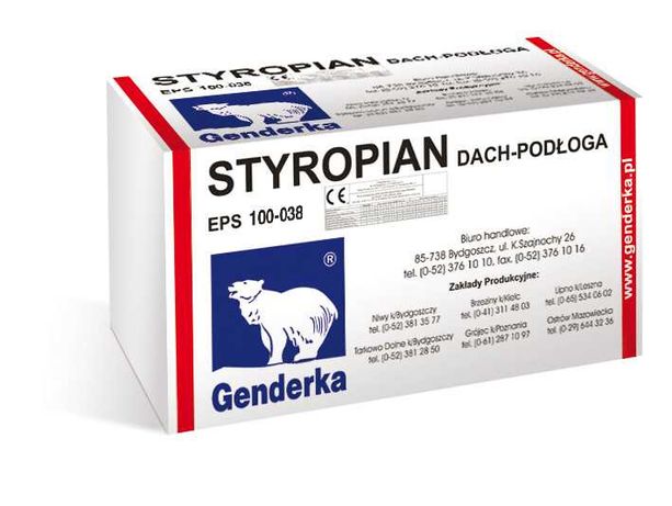Styropian Genderka  do wylewki EPS 100 19 paczek