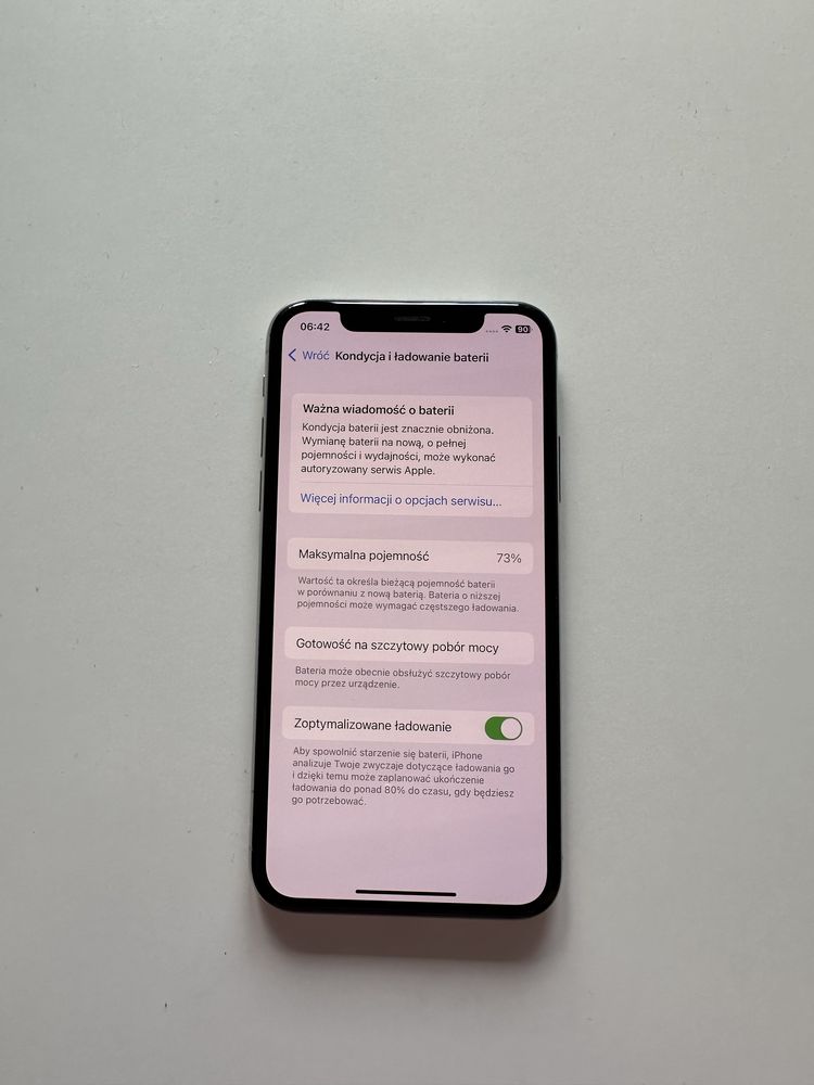 Iphone XS 64 GB biały