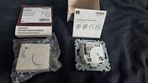 Termostat Merten 536302 z regulatorem temperatury Merten 534819