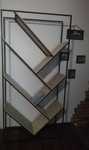 Regał loft metal drewno
