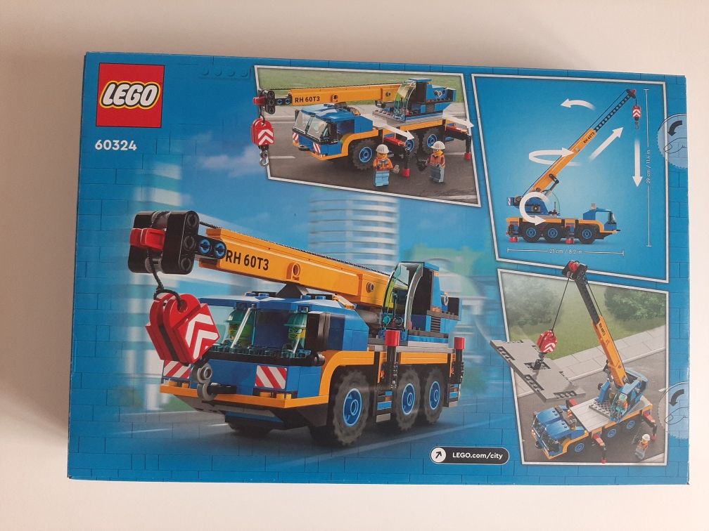 LEGO City 60324 Żuraw samochodowy nowy zestaw nieużywany