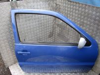 Drzwi przednie prawe 3D niebieskie VW Polo 2000r.