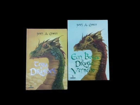 Kit 2 livros da Terra de Dragões