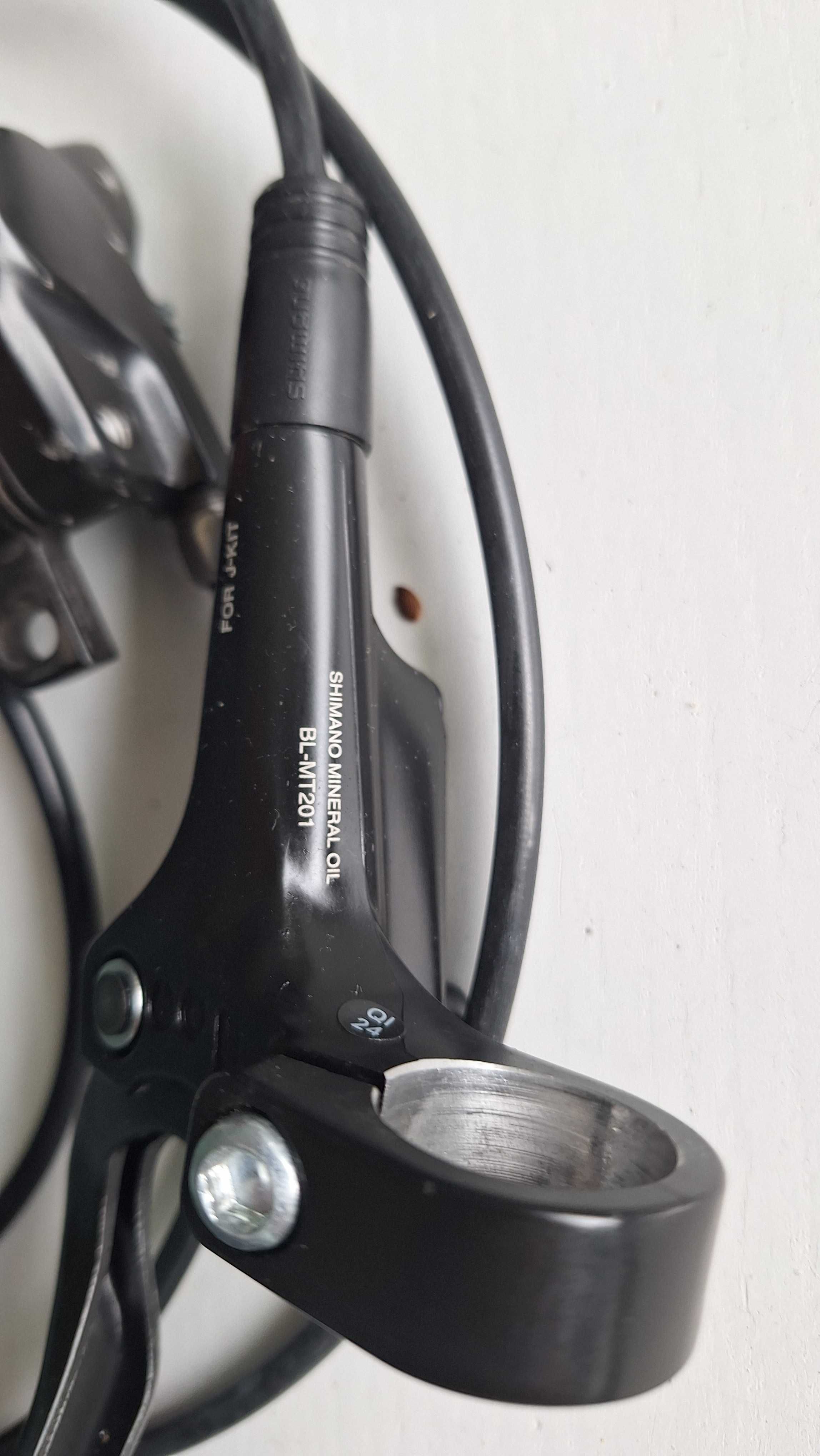 Hamulce hydrauliczne Shimano MT-200 + tarcze