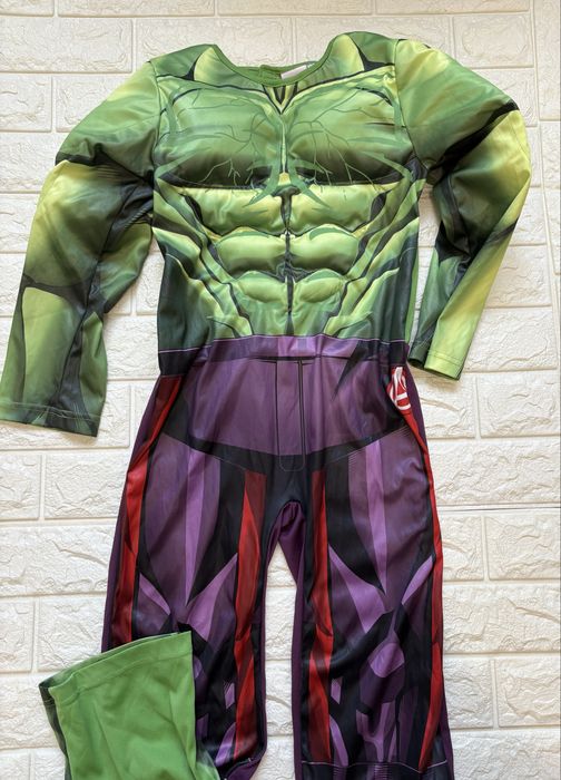 Костюм новорічний карнавальний супергерої Халк на хлопчика 7-8 років