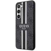 Etui Guess Guhcs23Sp4Rpsk S23 S911 - Czarne 4G Printed Stripe