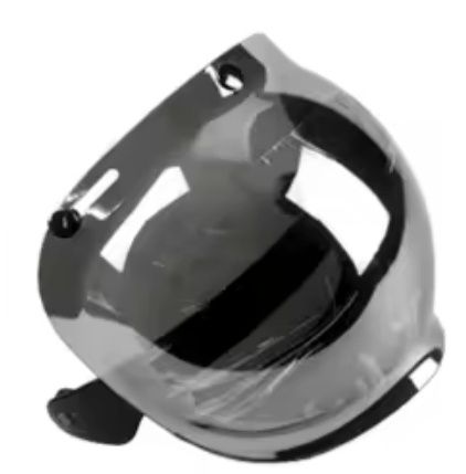Viseira bolha para capacete vintase Café Racer  novo em  escura