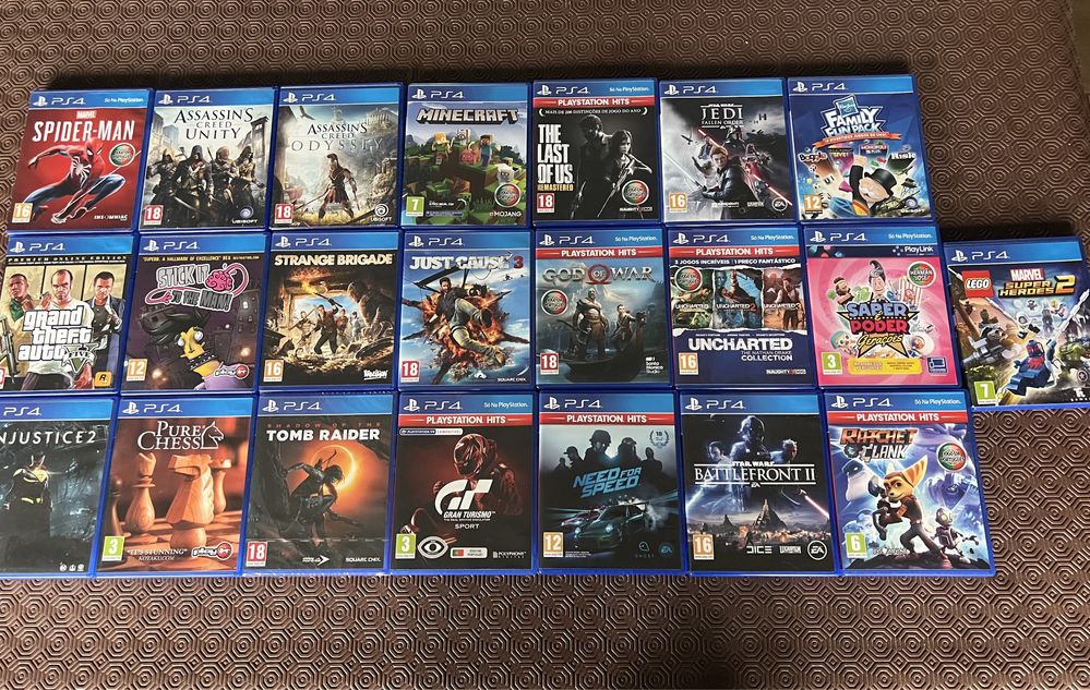 Varios jogos ps4