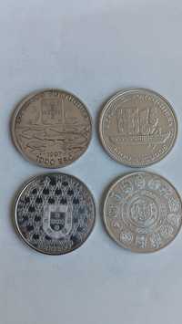 4 moedas prata de 1000 escudos, soberbas