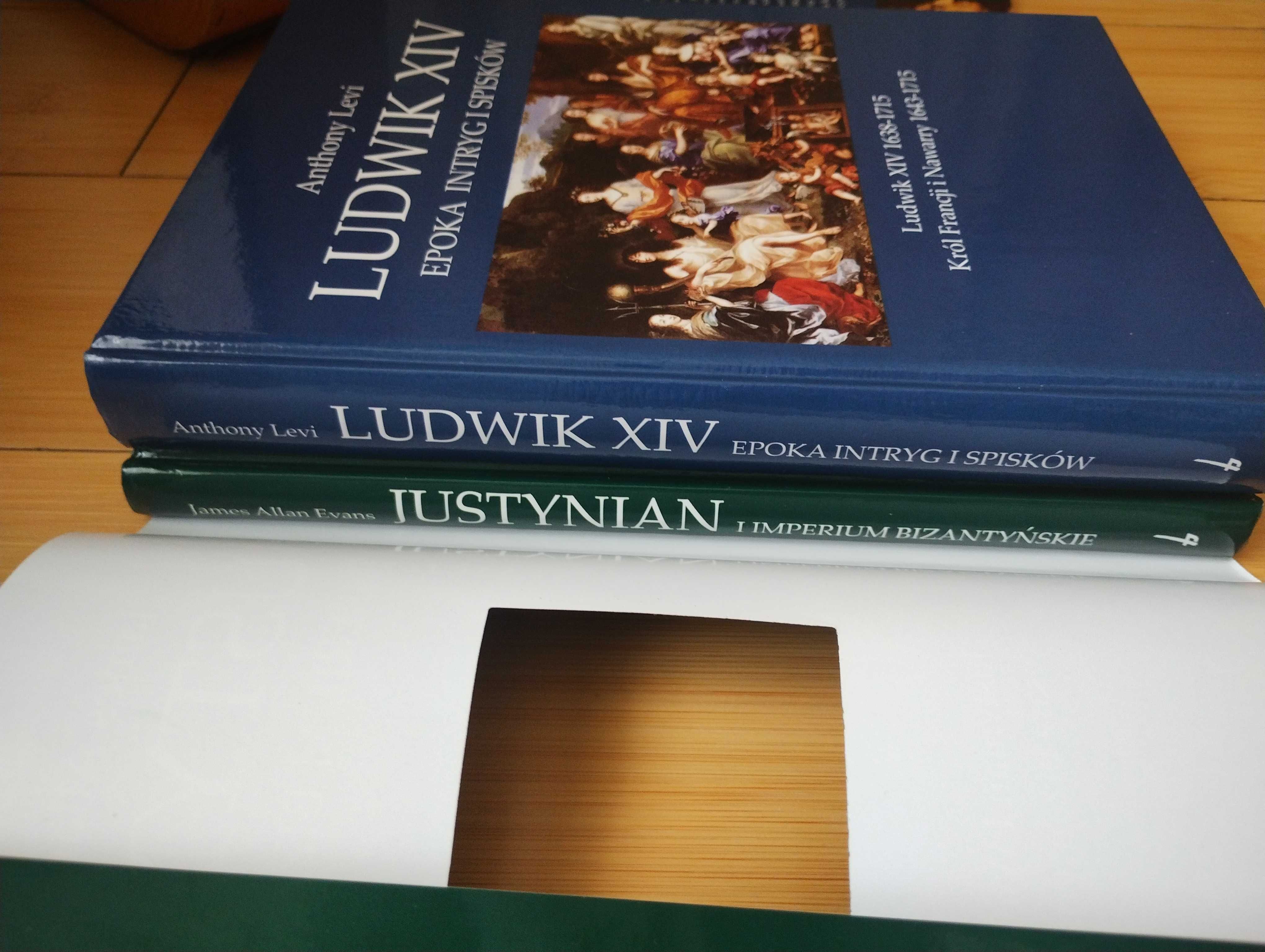 LEVI - Ludwik XIV, EVANS - Justynian i imperium, LEŚNIEWSKI - Zamoyski